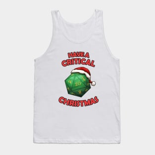 Have a Critical Christmas D20 Tank Top